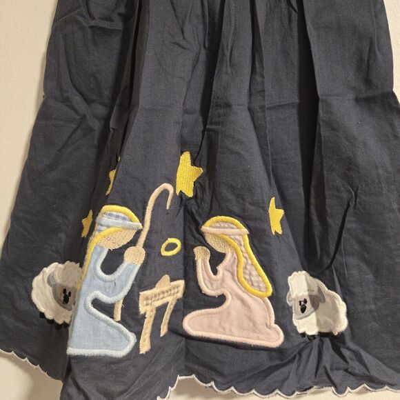 Lil Cactus Girl's Nativity Dress Christmas JESUS Sz. 6-12mos Infant Navy Blue‎ - Picture 2 of 6